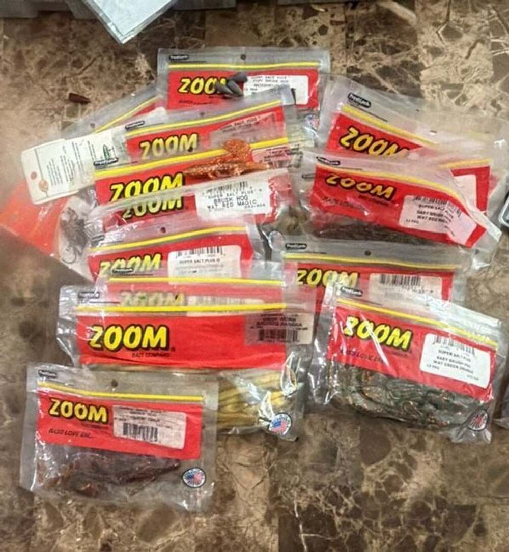 Zoom Soft Plastic Fishing Lures Assorted Lot